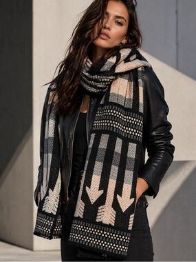 Mackage Aro Jaquard Scarf